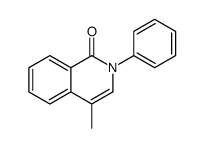 4-methyl-2-phenylisoquinolin-1-one结构式