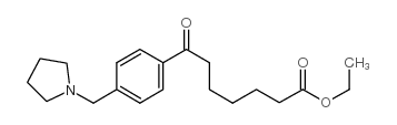 ETHYL 7-OXO-7-[(4-PYRROLIDINOMTHYL)PHENYL]HEPTANOATE picture
