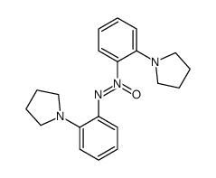 oxido-(2-pyrrolidin-1-ylphenyl)-(2-pyrrolidin-1-ylphenyl)iminoazanium结构式