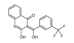 (3E)-3-[hydroxy-[3-(trifluoromethyl)phenyl]methylidene]-1H-quinoline-2,4-dione结构式