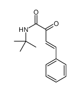 N-tert-butyl-2-oxo-4-phenylbut-3-enamide结构式