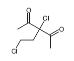 3-chloro-3-(2-chloroethyl)pentane-2,4-dione Structure