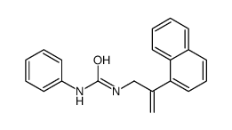 1-(2-naphthalen-1-ylprop-2-enyl)-3-phenylurea Structure