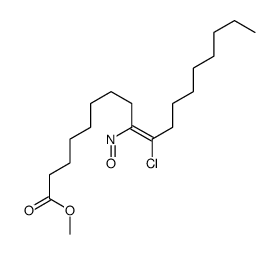 methyl 10-chloro-9-nitrosooctadec-9-enoate结构式