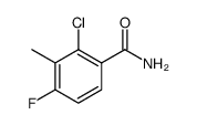 Benzamide, 2-chloro-4-fluoro-3-methyl结构式