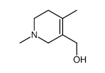 (1,4-dimethyl-3,6-dihydro-2H-pyridin-5-yl)methanol结构式