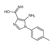 5-amino-1-(4-methylphenyl)imidazole-4-carboxamide Structure