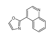 2-quinolin-4-yl-1,3-oxazole结构式