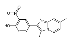 4-(3,7-dimethylimidazo[1,2-a]pyridin-2-yl)-2-nitrophenol Structure