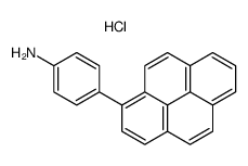 1-(p-aminophenyl)pyrene hydrochloride Structure