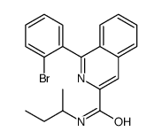 1-(2-bromophenyl)-N-butan-2-ylisoquinoline-3-carboxamide Structure