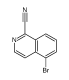 5-bromoisoquinoline-1-carbonitrile structure