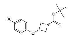 tert-butyl 3-(4-bromophenoxy)azetidine-1-carboxylate Structure