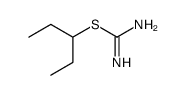S-(1-ethyl-propyl)-isothiourea结构式