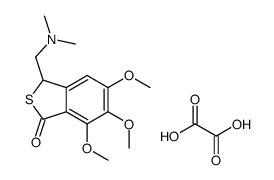 3-[(dimethylamino)methyl]-5,6,7-trimethoxy-3H-2-benzothiophen-1-one,oxalic acid结构式