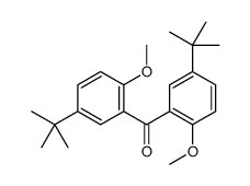 bis(5-tert-butyl-2-methoxyphenyl)methanone结构式