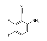 6-Amino-2-fluoro-3-iodo-benzonitrile picture