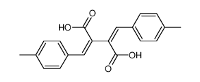 bis-(4-methyl-benzylidene)-succinic acid结构式