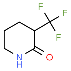 3-(三氟甲基)哌啶-2-酮结构式