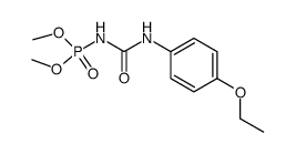 (4-ethoxy-phenylcarbamoyl)-amidophosphoric acid dimethyl ester Structure