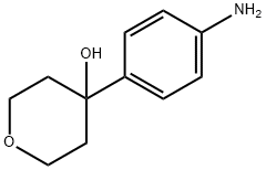 4-(4-aminophenyl)tetrahydro-2H-Pyran-4-ol结构式