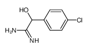 Mandelamidine,p-chloro- (6CI) structure