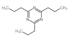 1,3,5-Triazine,2,4,6-tripropyl- Structure