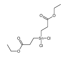 ethyl 3-[dichloro-(3-ethoxy-3-oxopropyl)stannyl]propanoate结构式