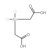 Propanoic acid,3,3'-(dichlorostannylene)bis-结构式