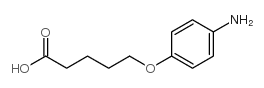 5-(4-aminophenoxy)pentanoic acid structure