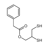 2,3-bis(sulfanyl)propyl 2-phenylacetate Structure