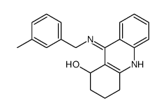 9-[(3-methylphenyl)methylamino]-1,2,3,4-tetrahydroacridin-1-ol Structure