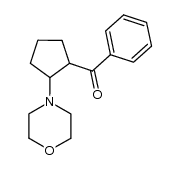 (2-morpholinocyclopentyl)(phenyl)methanone Structure