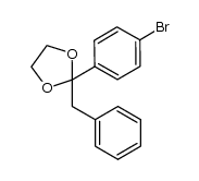 2-benzyl-2-(4-bromophenyl)-1,3-dioxolane结构式