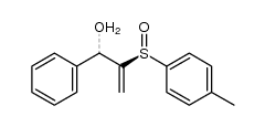 (SS,1S)-1-phenyl-2-(p-tolylsulfinyl)-2-propen-1-ol结构式