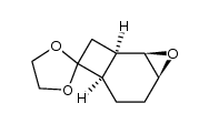 (1SR,2SR,4RS,7SR)-spiro(3-oxatricyclo[5.2.0.0]nonane-8,2'-[1,3]dioxolane) Structure