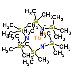三[N,N-二(三甲基硅)酰胺]铽(III)结构式