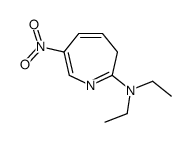 N,N-diethyl-6-nitro-3H-azepin-2-amine结构式