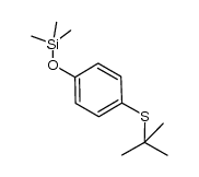 4-(2-methyl-2-propylsulfanyl)phenoxytrimethylsilane结构式