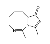 (Z)-3,5-dimethyl-8,9,10,10a-tetrahydroimidazo[1,5-c][1,3]diazocin-1(7H)-one结构式