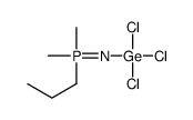 dimethyl-propyl-trichlorogermylimino-λ5-phosphane Structure