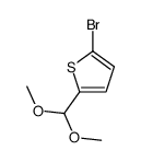 2-bromo-5-(dimethoxymethyl)thiophene结构式
