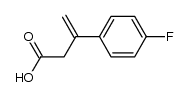 3-(4-fluorophenyl)-3-butenoic acid Structure