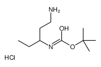 3-N-Boc-pentane-1,3-diamine-HCl Structure