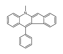 5-methyl-11-phenylindeno[2,1-b]quinoline结构式