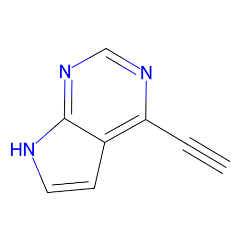 4-ethynyl-7H-pyrrolo[2,3-d]pyrimidine Structure