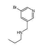N-((5-bromopyridin-3-yl)methyl)propan-1-amine结构式