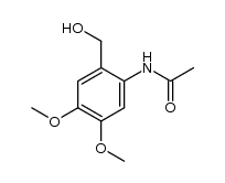 N-(2-hydroxymethyl-4,5-dimethoxy-phenyl)-acetamide结构式