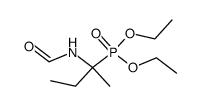 diethyl (2-formamidobutan-2-yl)phosphonate结构式