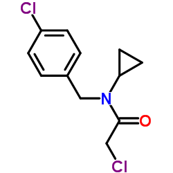 2-Chloro-N-(4-chloro-benzyl)-N-cyclopropyl-acetamide图片